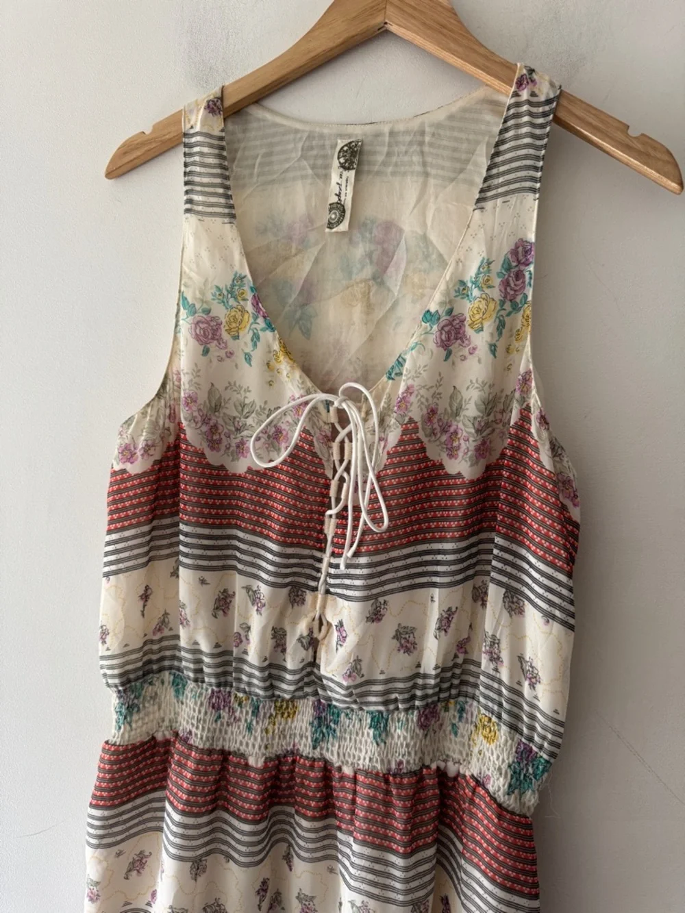 Free People Boho Falling For Georgette Dress‎ Floral Cottagecore